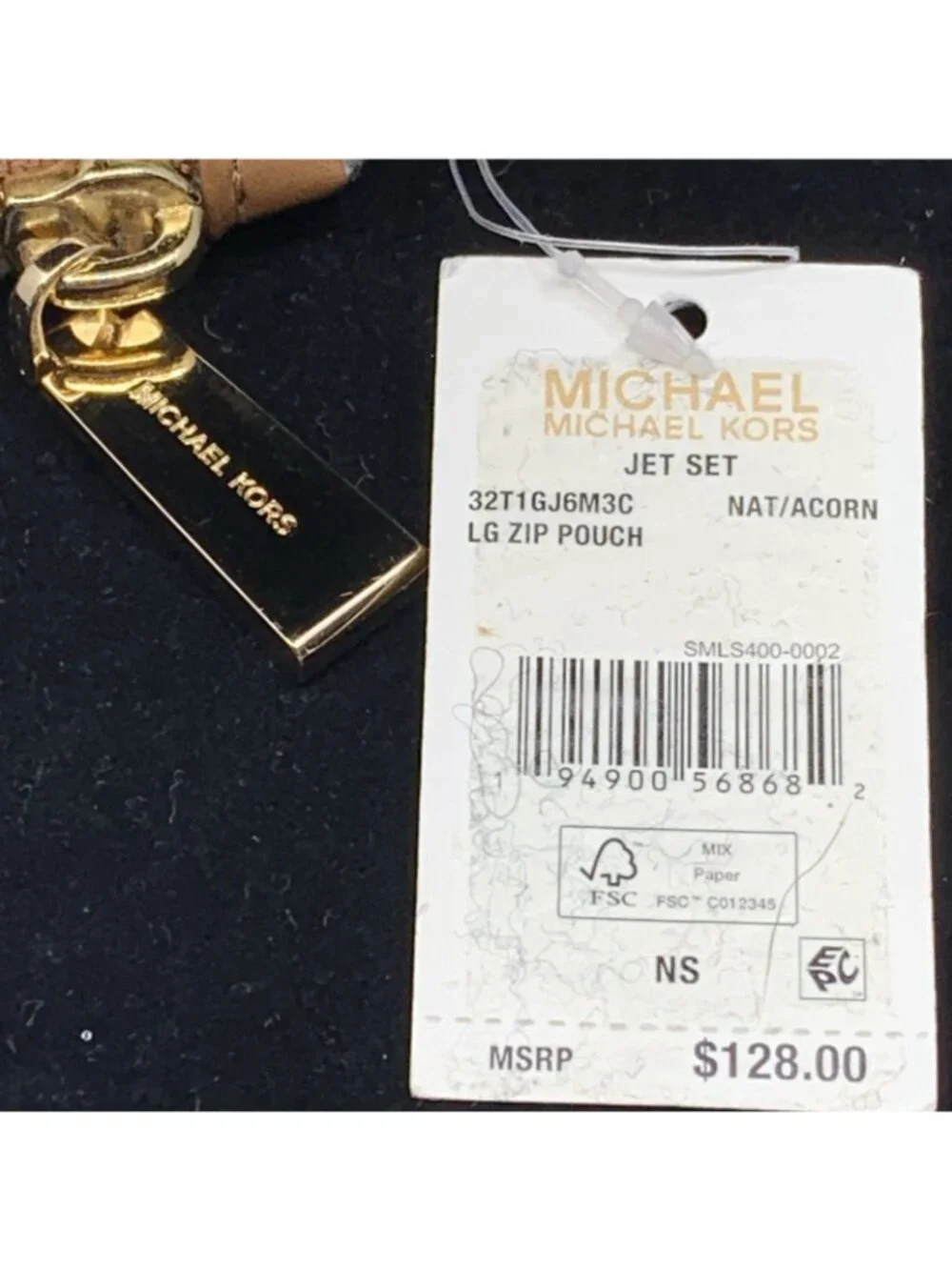 Michael Kors Rainbow Pride Wristlet Clutch Canvas Zip Pouch NWT MSRP $128